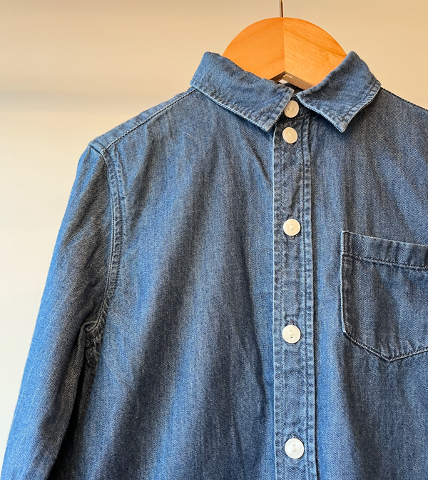 Arket, Blue Denim Shirt, 4 Years