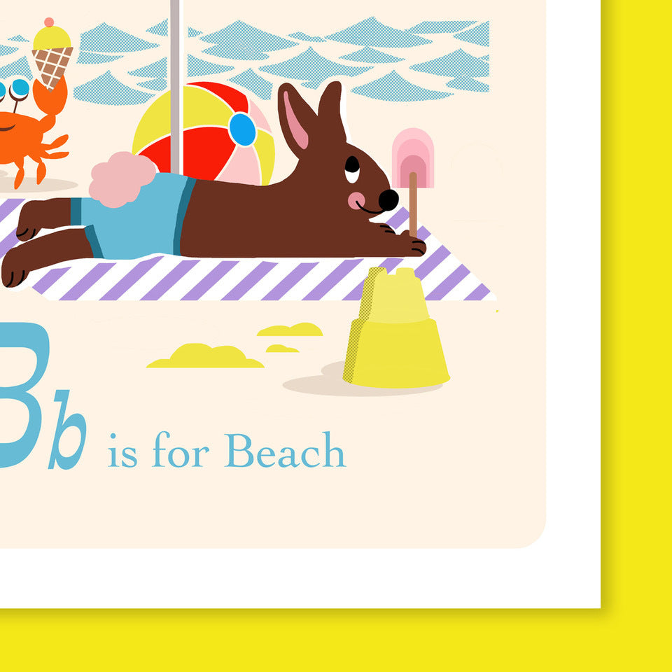 B is for Beach Print