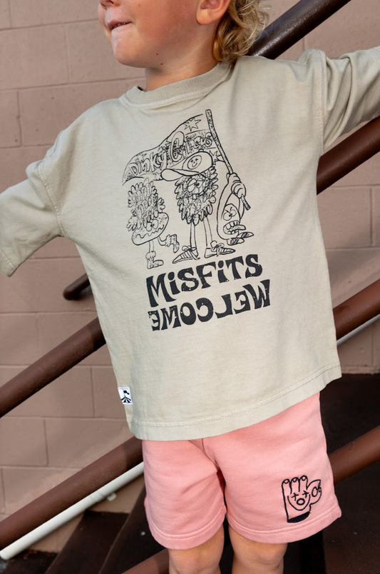 Dinky Circus, A Ok! Sweat Shorts, Pink