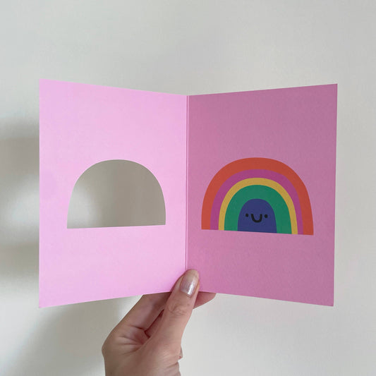 Rainbow Cute Greeting Card