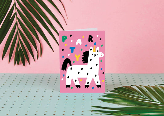 Party Animal Llama Fun Birthday Card