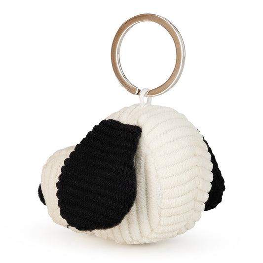 Snoopy Corduroy Keyring 4.5cm