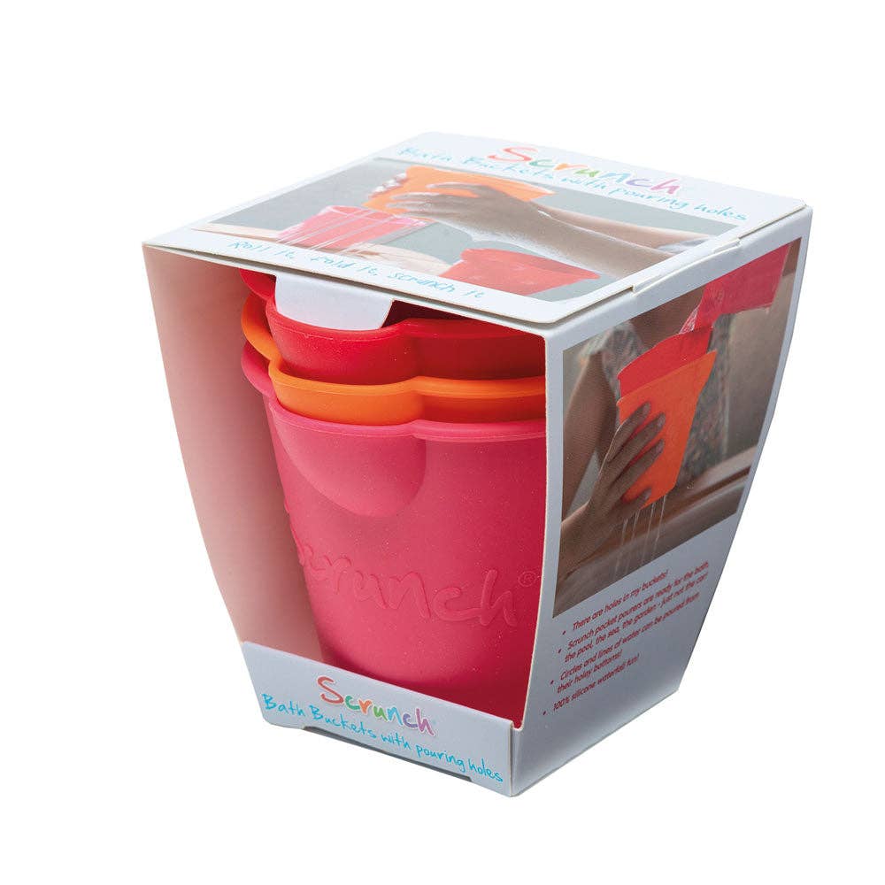 Scrunch!, Pink Mini Bath Buckets