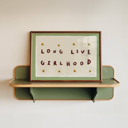 Lune Club, Long Live Girlhood Hand Painted A3 Print