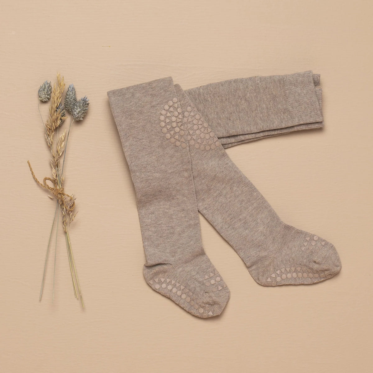 Go Baby Go, Cotton Crawling Tights, Sand