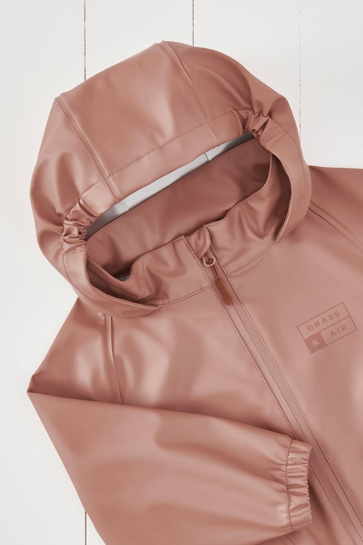 Grass + Air, Rain Jacket, Rose