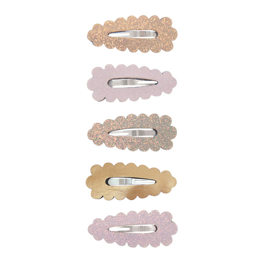 Mimi & Lula, Dreamwish Scalloped Mini Hair Clips