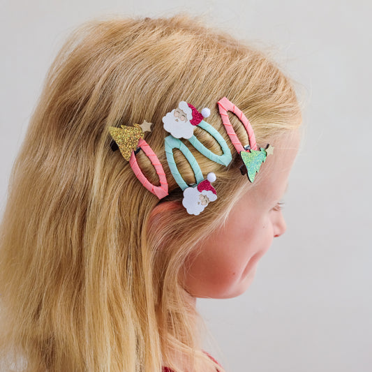 Mimi & Lula, Santa and Christmas Tree Clips