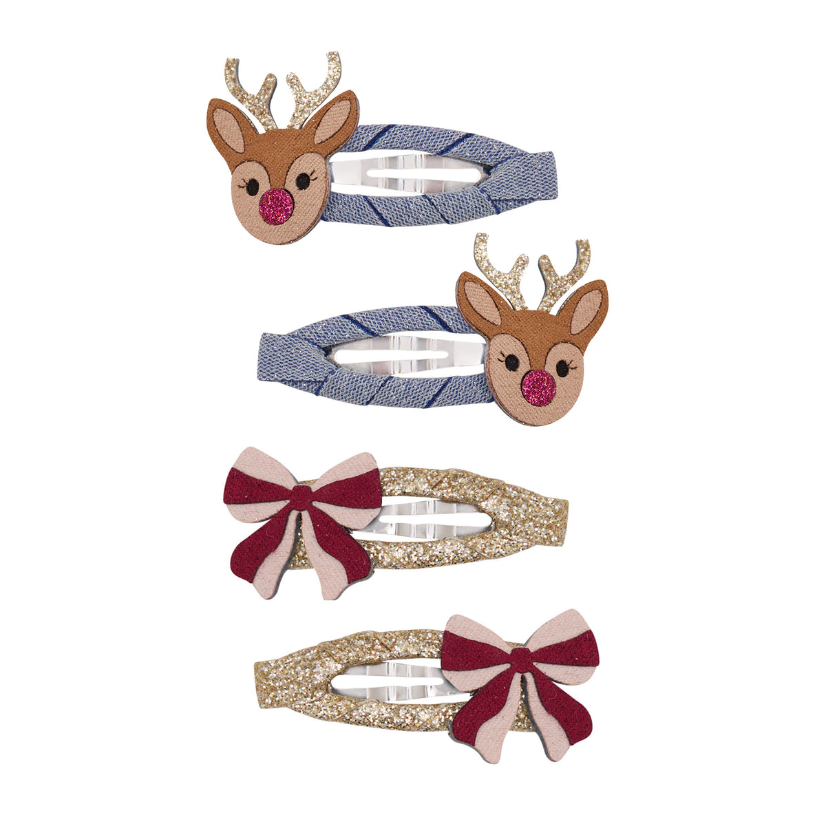 Mimi & Lula, Rudolph and Bow Clips