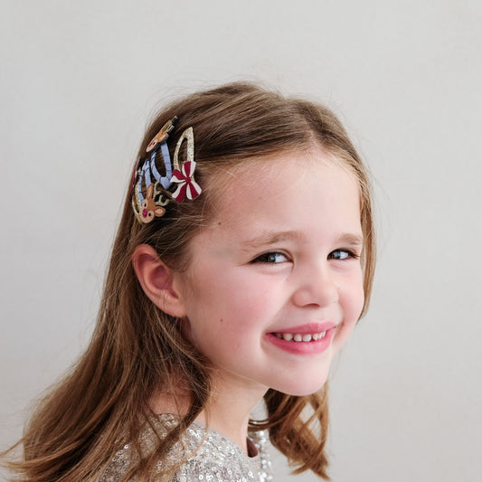 Mimi & Lula, Rudolph and Bow Clips