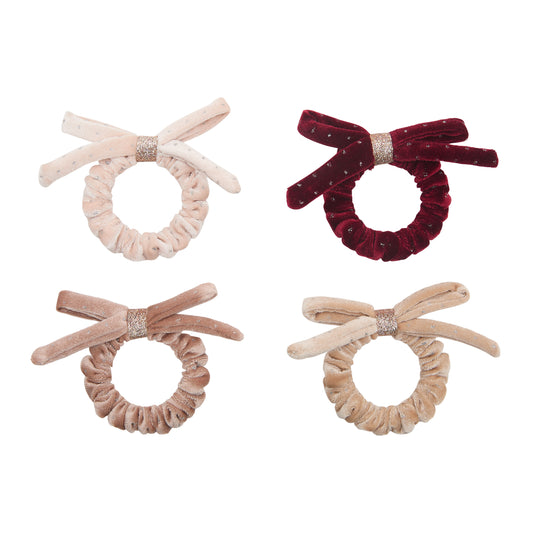 Mimi & Lula, Velvet Bow Scrunchies