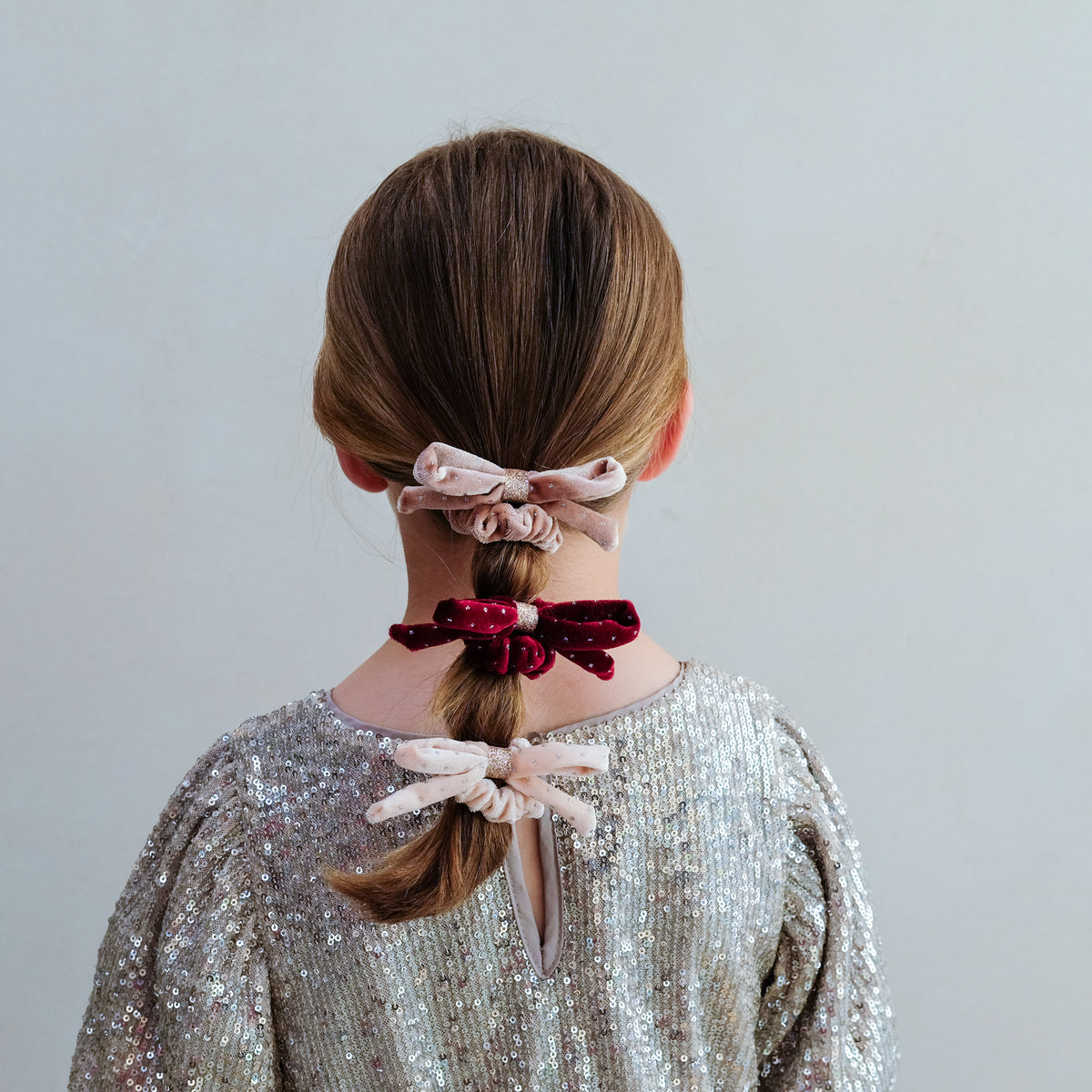 Mimi & Lula, Velvet Bow Scrunchies
