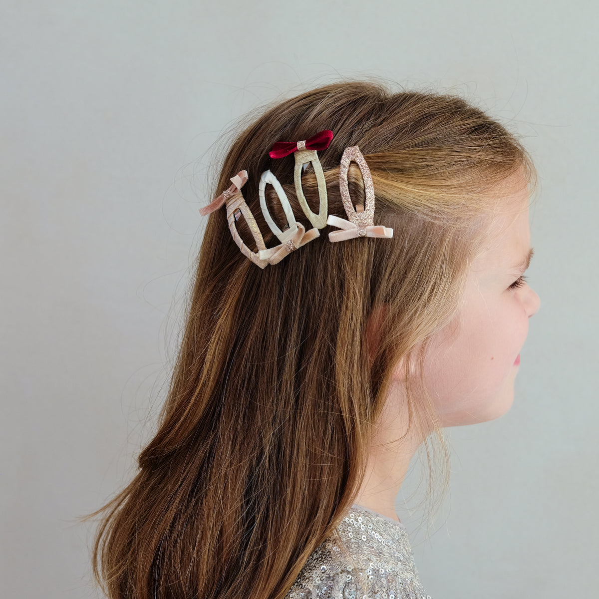 Mimi & Lula, Velvet Bow Clips