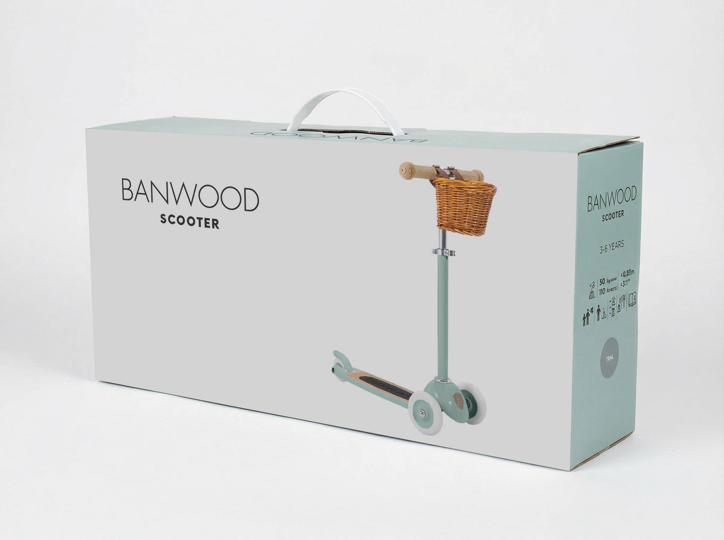 Banwood 3-Wheel Vintage Scooter, Dusty Pink