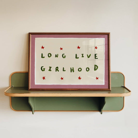 Lune Club, Long Live Girlhood Hand Painted A3 Print