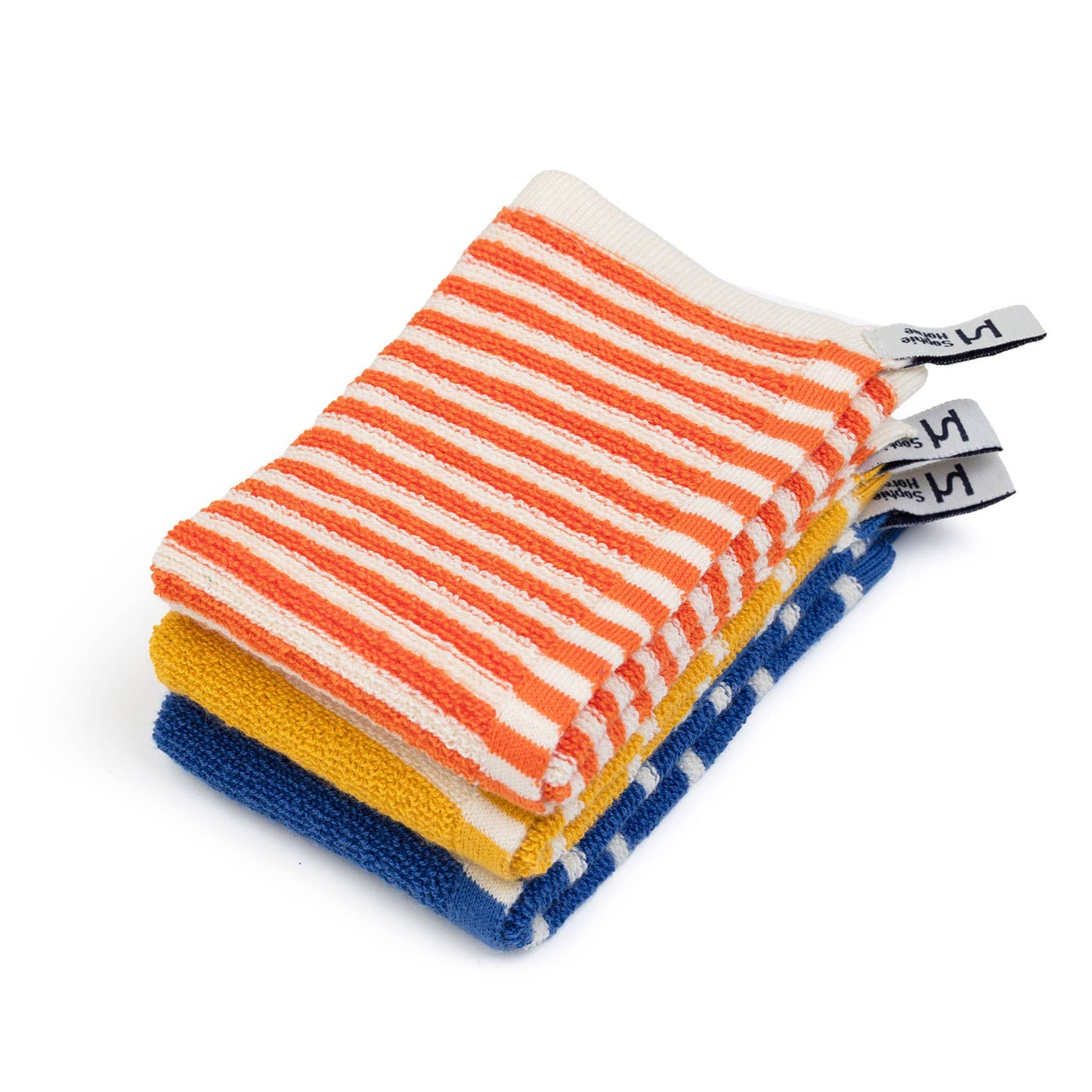 Orange Reusable & Eco-Friendly Washcloths
