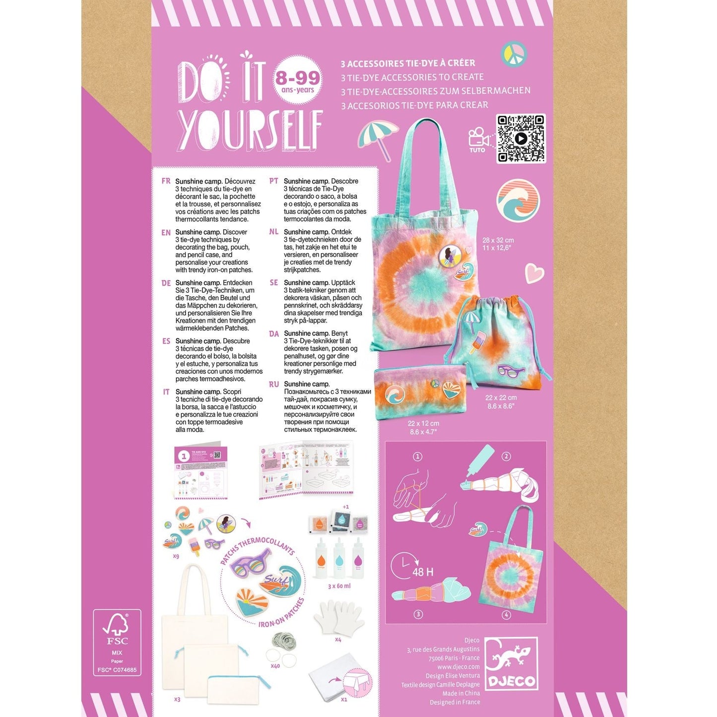 Do It Yourself: Sunshine Camp Tie-Dye Craft Kit