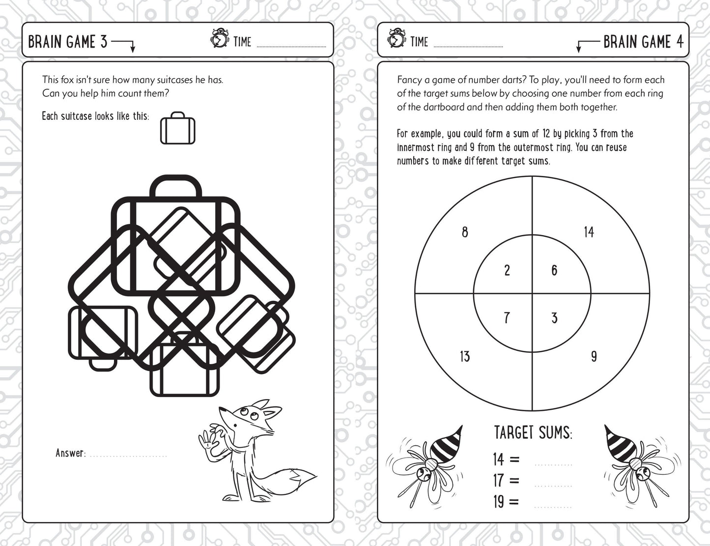 5 Minute Brain Games for Clever Kids (Buster Books)