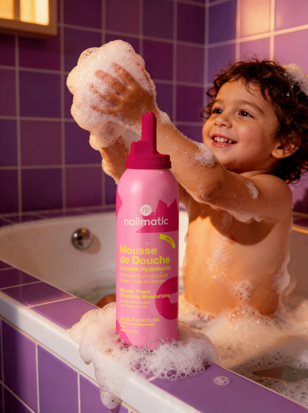 Nailmatic, Raspberry Shower Foam