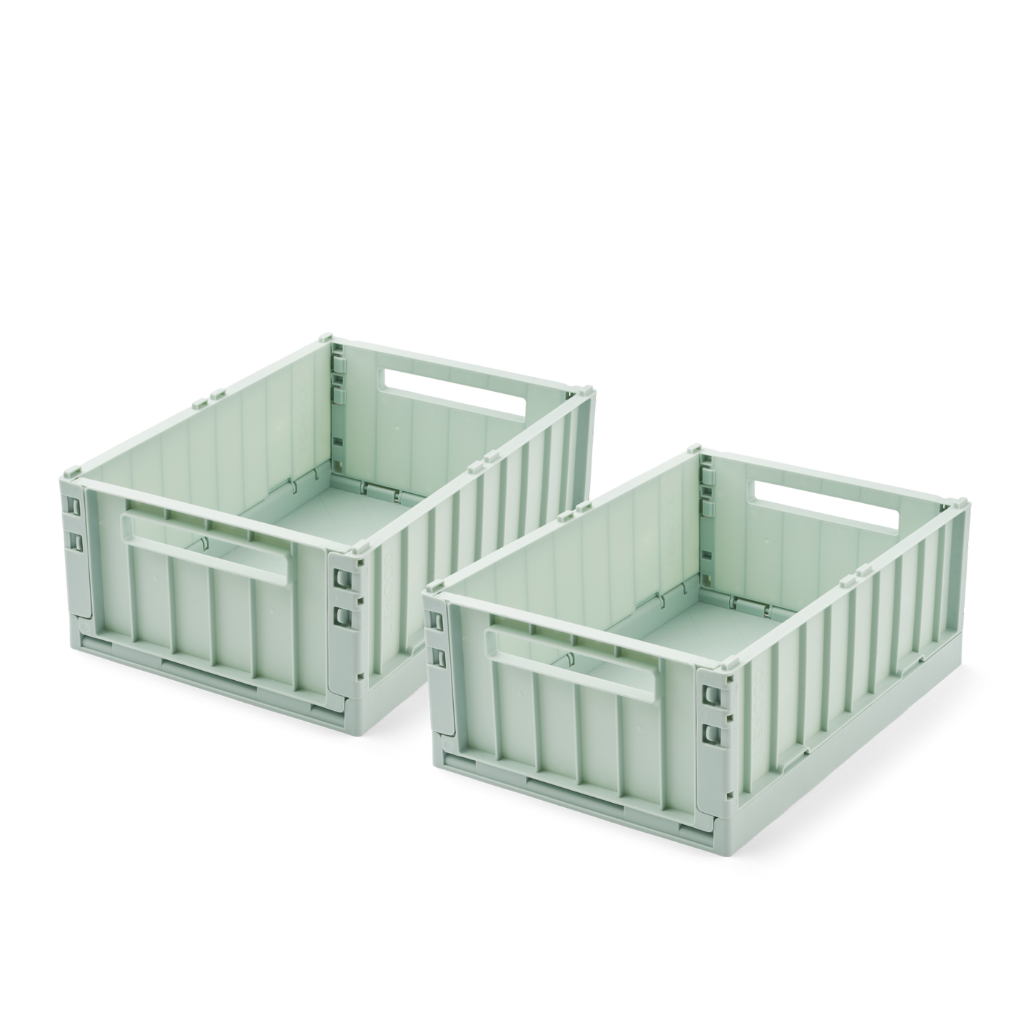 Medium Peppermint Weston Storage Box 2-pack