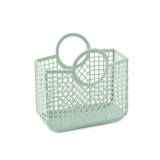 Peppermint Samantha Basket With Charms