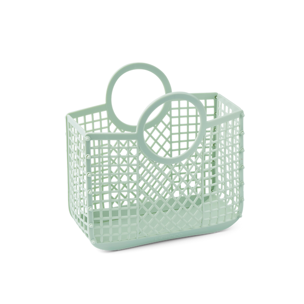 Peppermint Samantha Basket With Charms