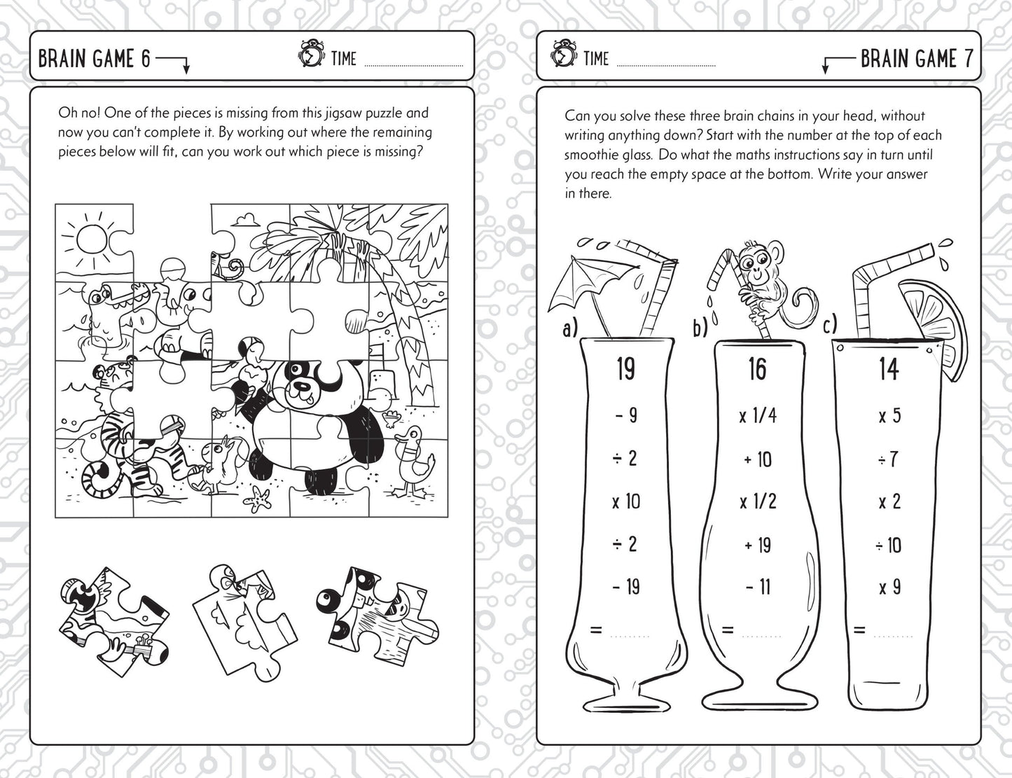 5 Minute Brain Games for Clever Kids (Buster Books)