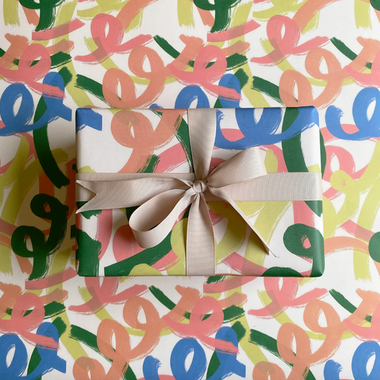Squiggles Wrapping paper