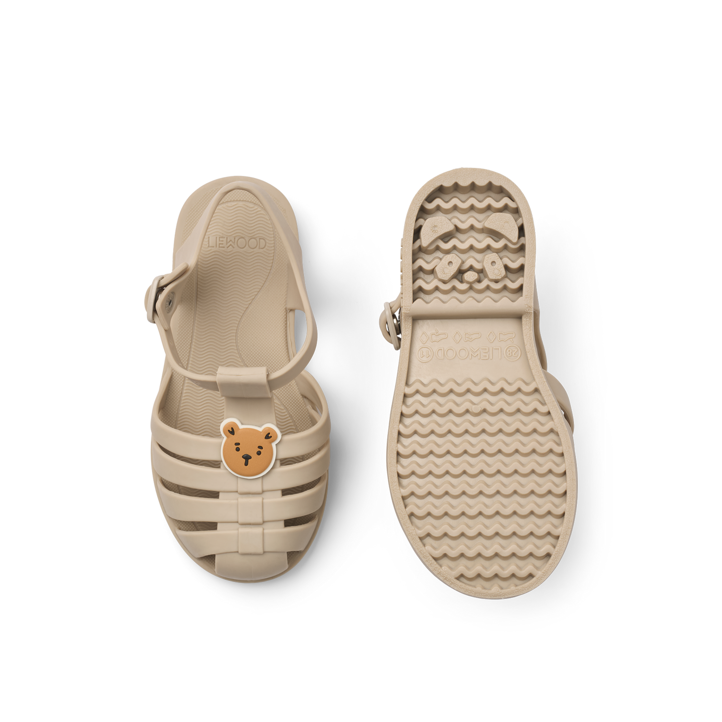 Liewood, Bre Unisex Jelly Sandals with Teddy Charms