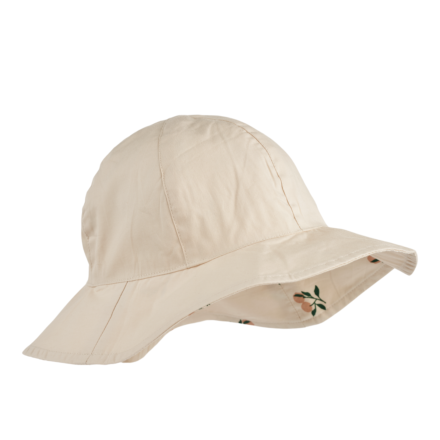 Peach Amelia Reversible Sun Hat, 5 - 7 Years