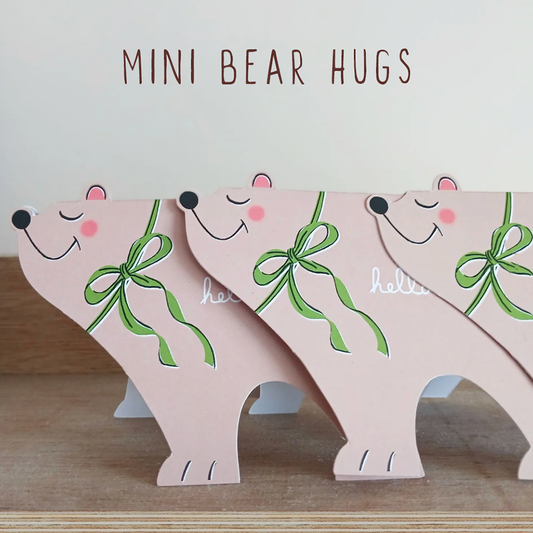 The Design Dealership, Mini Bear Hug, New Baby Card