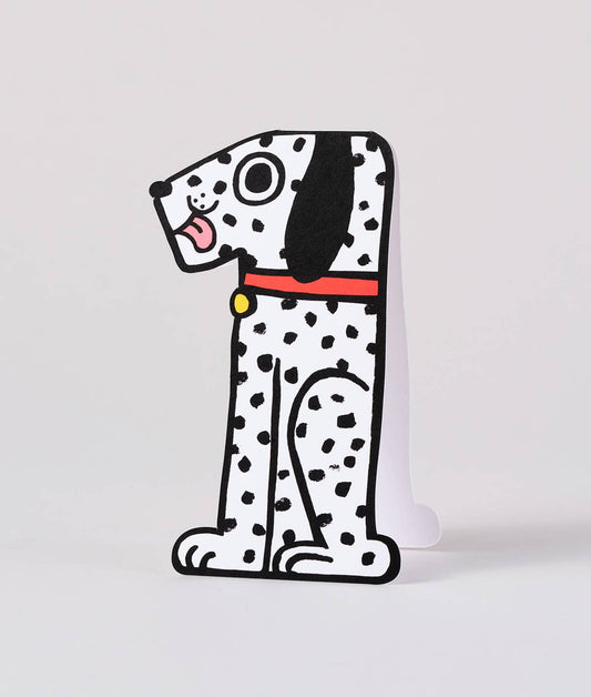 Dog Shaped Card 1st Birthday Kid's Birthday Number Card