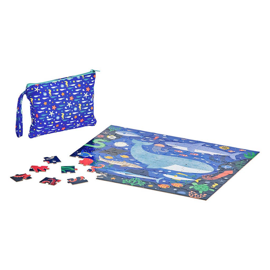 Petit Collage, Under the Sea Two-sided Travel Puzzle