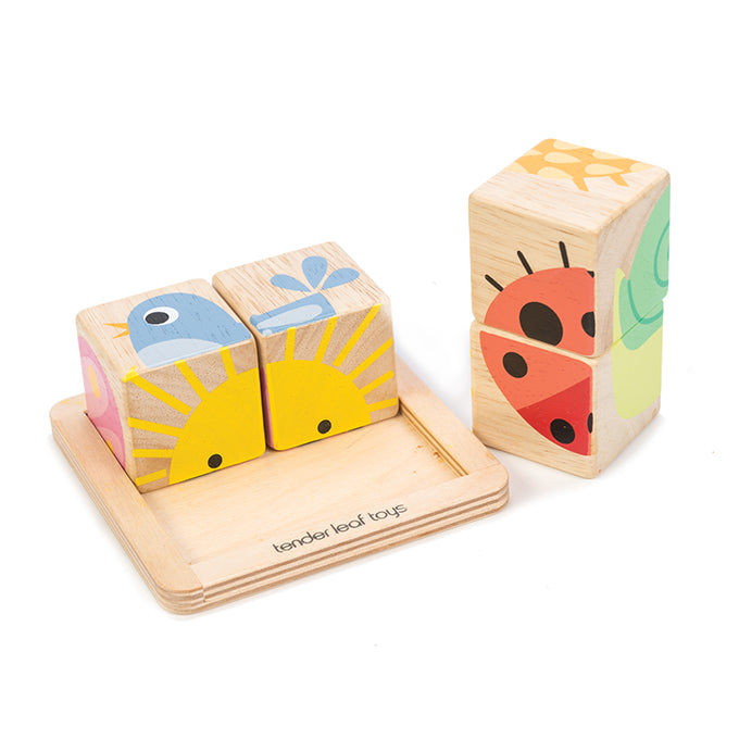 Wooden Baby Blocks Toy for Toddler