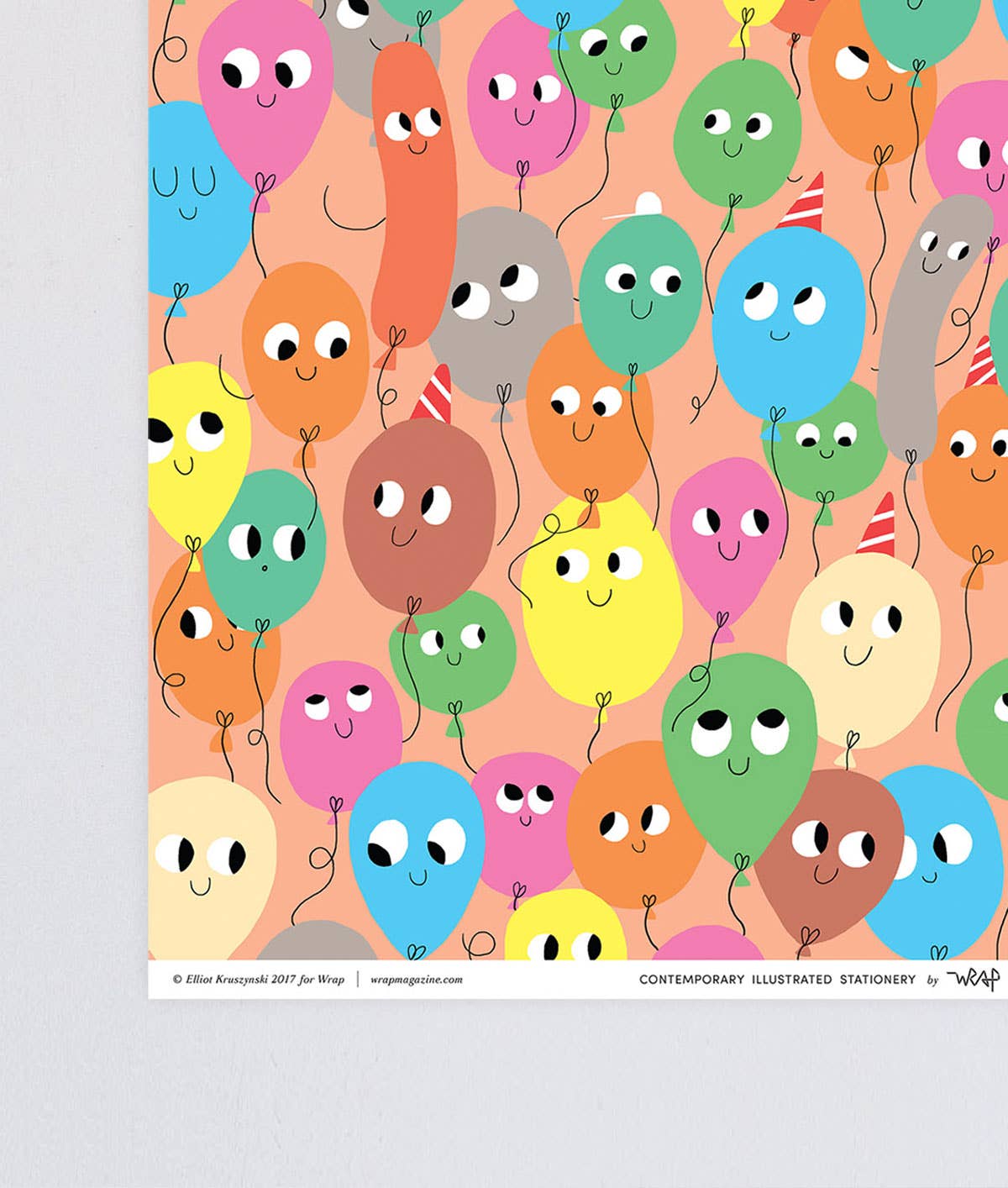 Wrap, Bouncing Balloons Gift Wrap