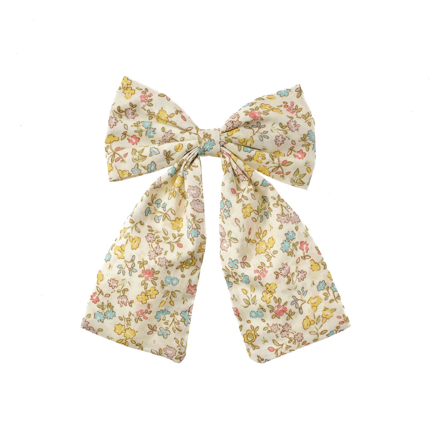 Petal Long Bow Hair Clip