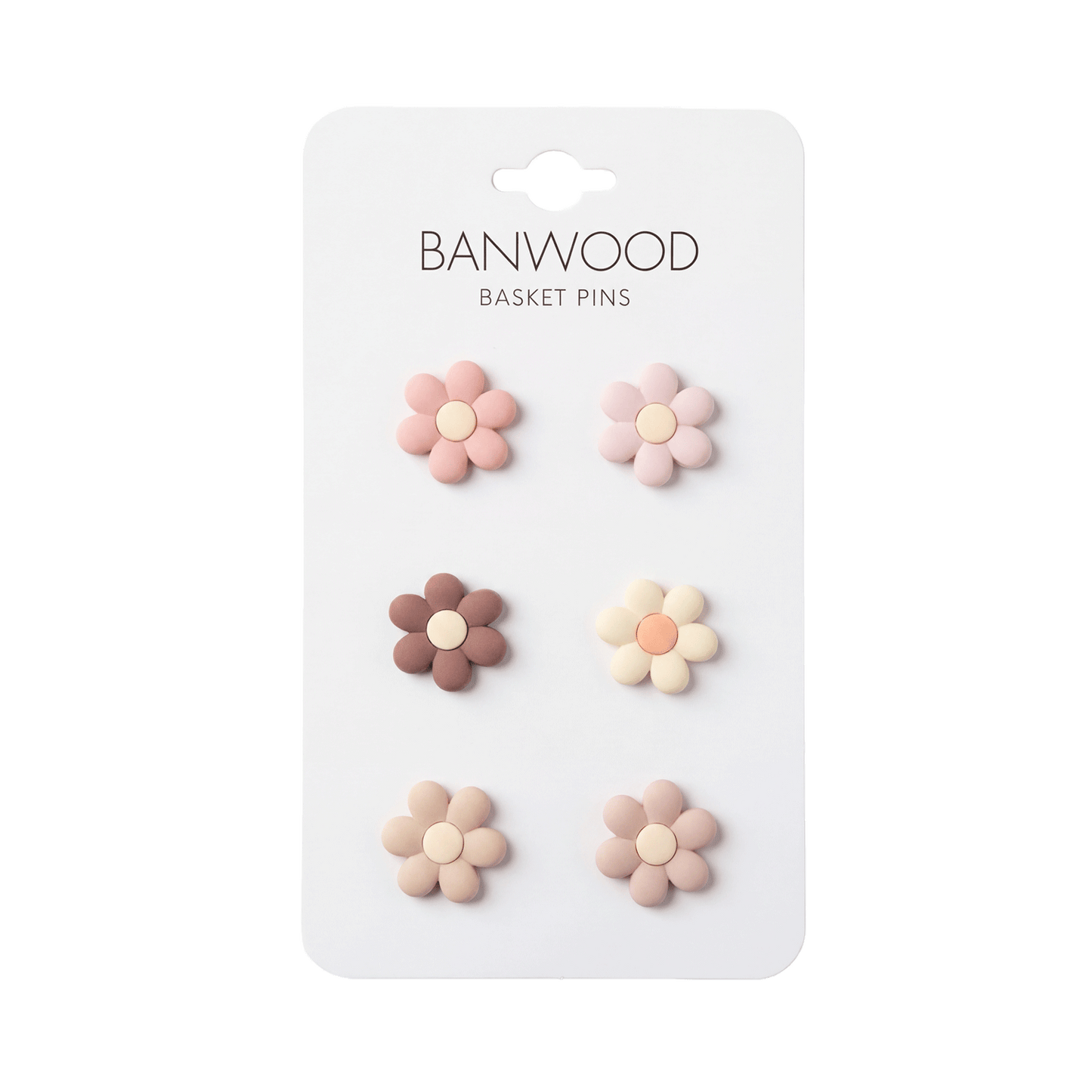 Banwood, Basket Pins, Flower