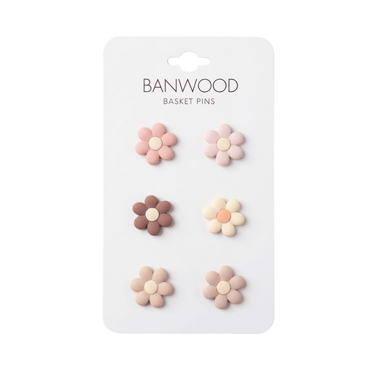 Banwood, Basket Pins, Flower