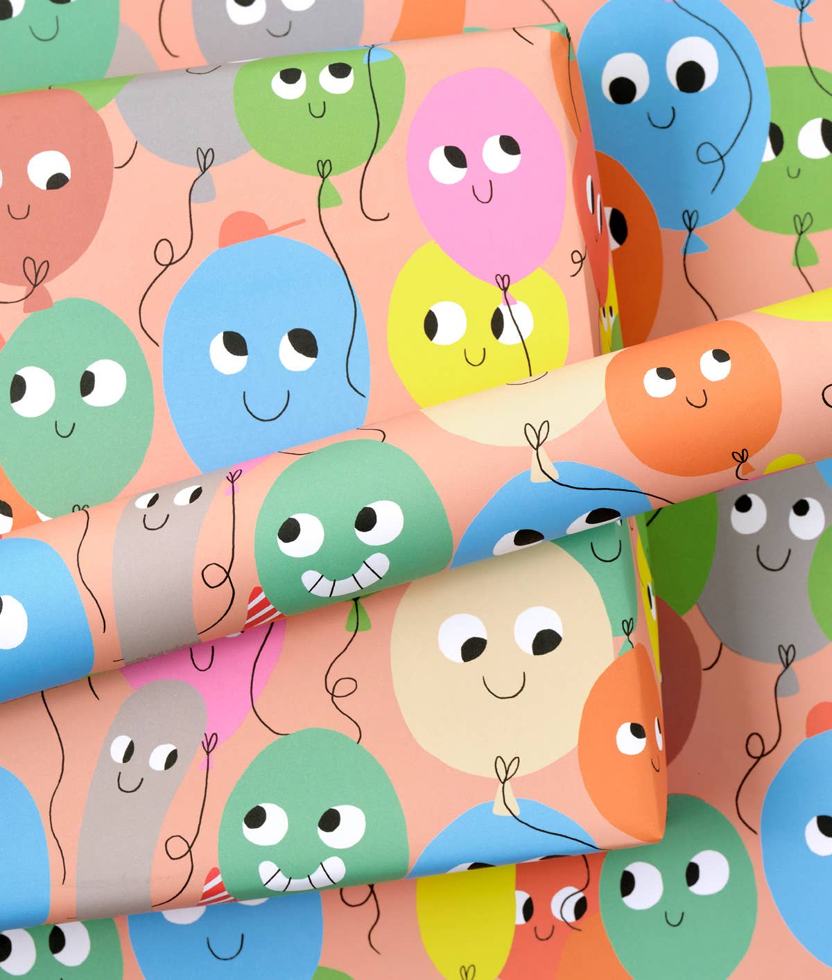 Wrap, Bouncing Balloons Gift Wrap