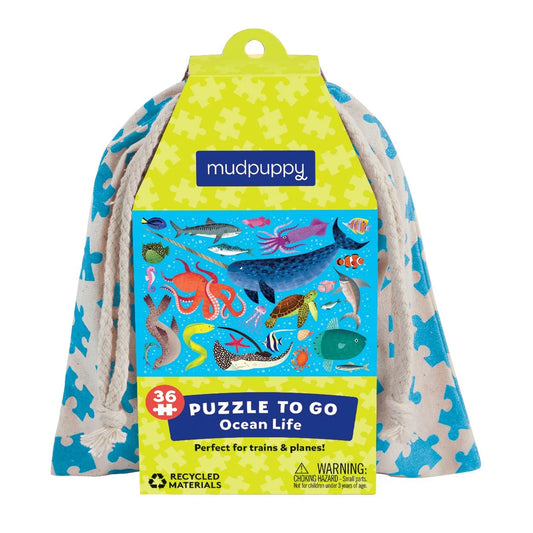 Puzzle To Go: Ocean Life (36 Piece Jigsaw)