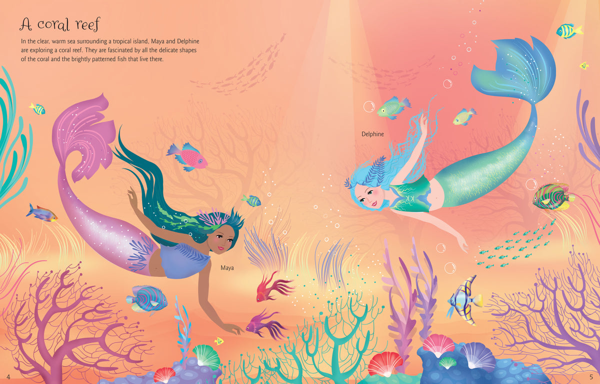 Usborne Sticker Dolly Dressing, Mermaids