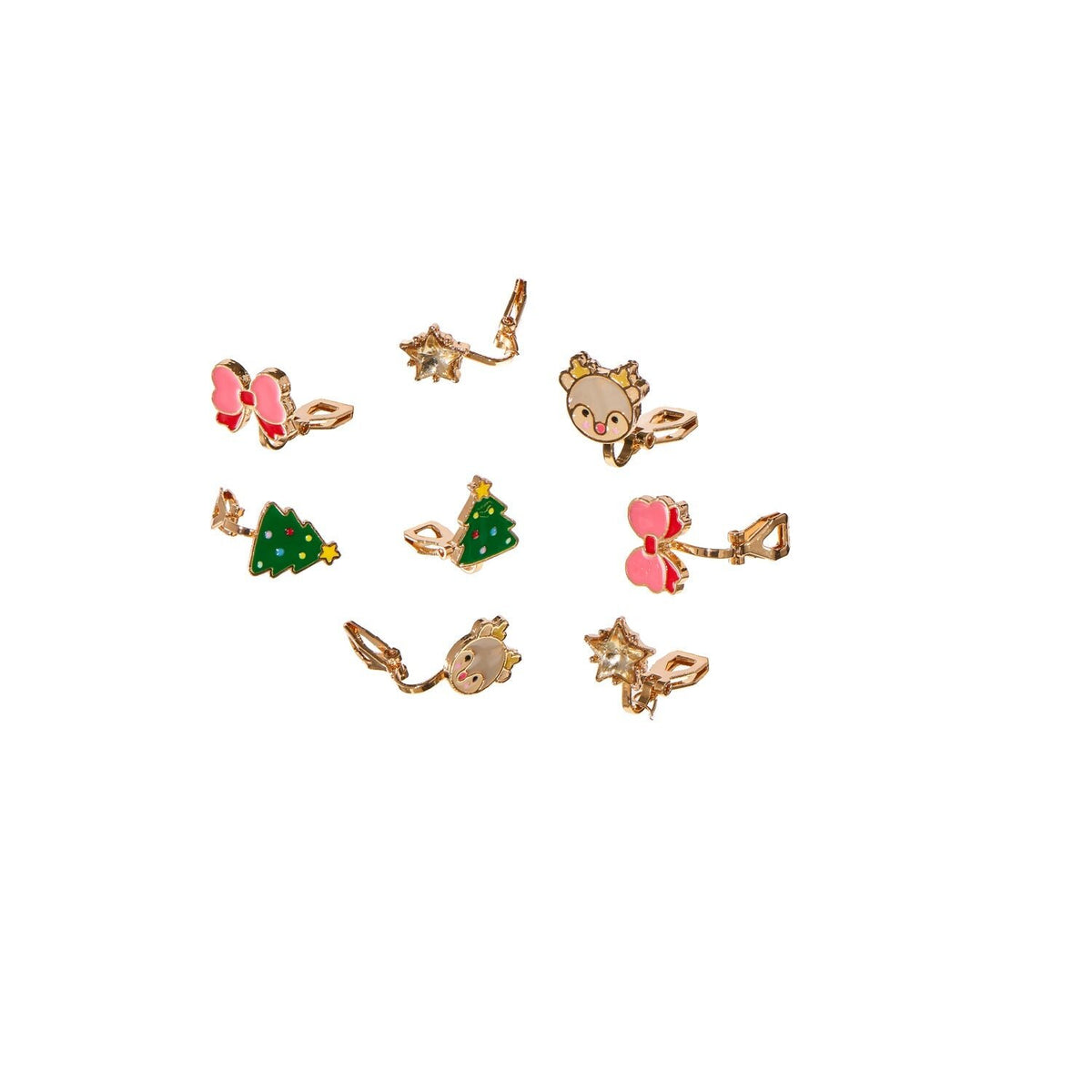 Rockahula, Jolly Christmas Clip On Earrings