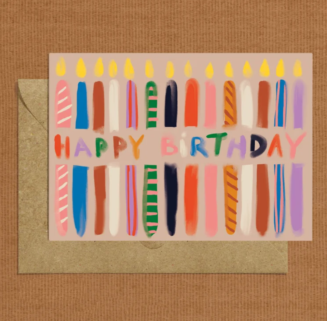 Birthday Stripes Card