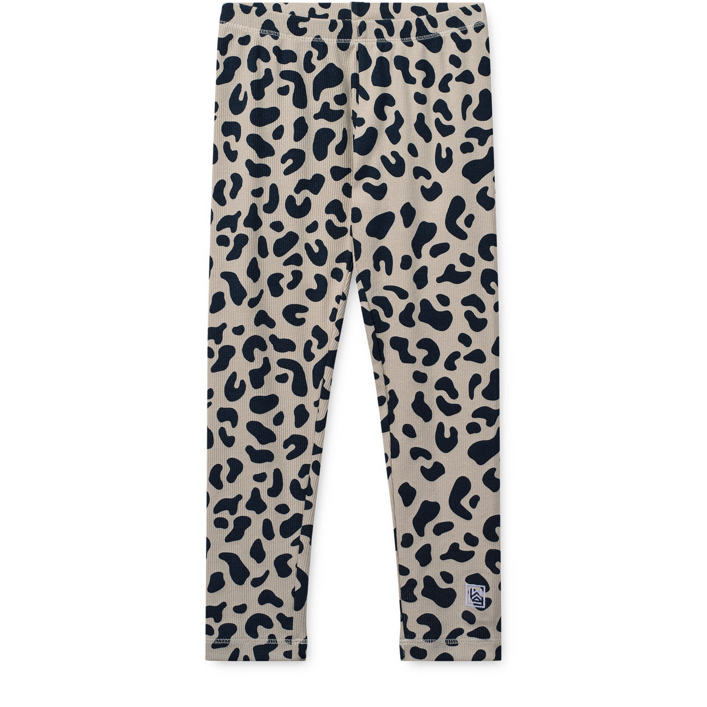 Liewood, Marien Ribbed Cotton Leggings in Leopard Print