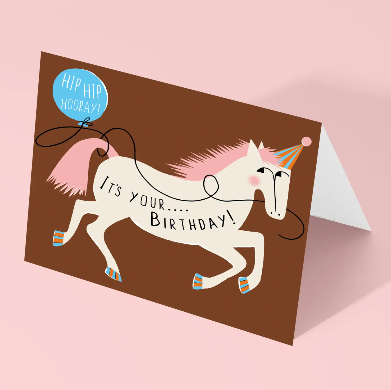 'Fancy Filly' Horse Birthday Card