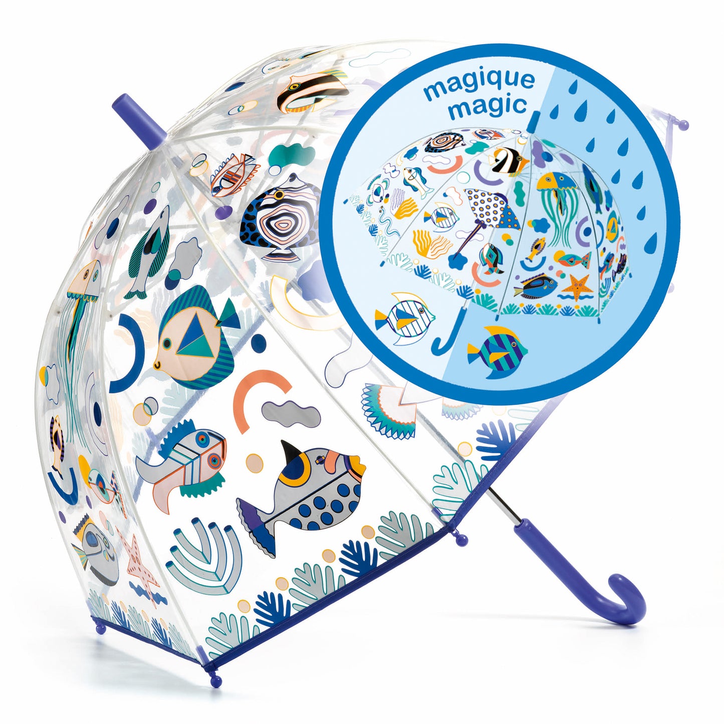 Djeco, Fishes Magic Colour Changing Umbrella