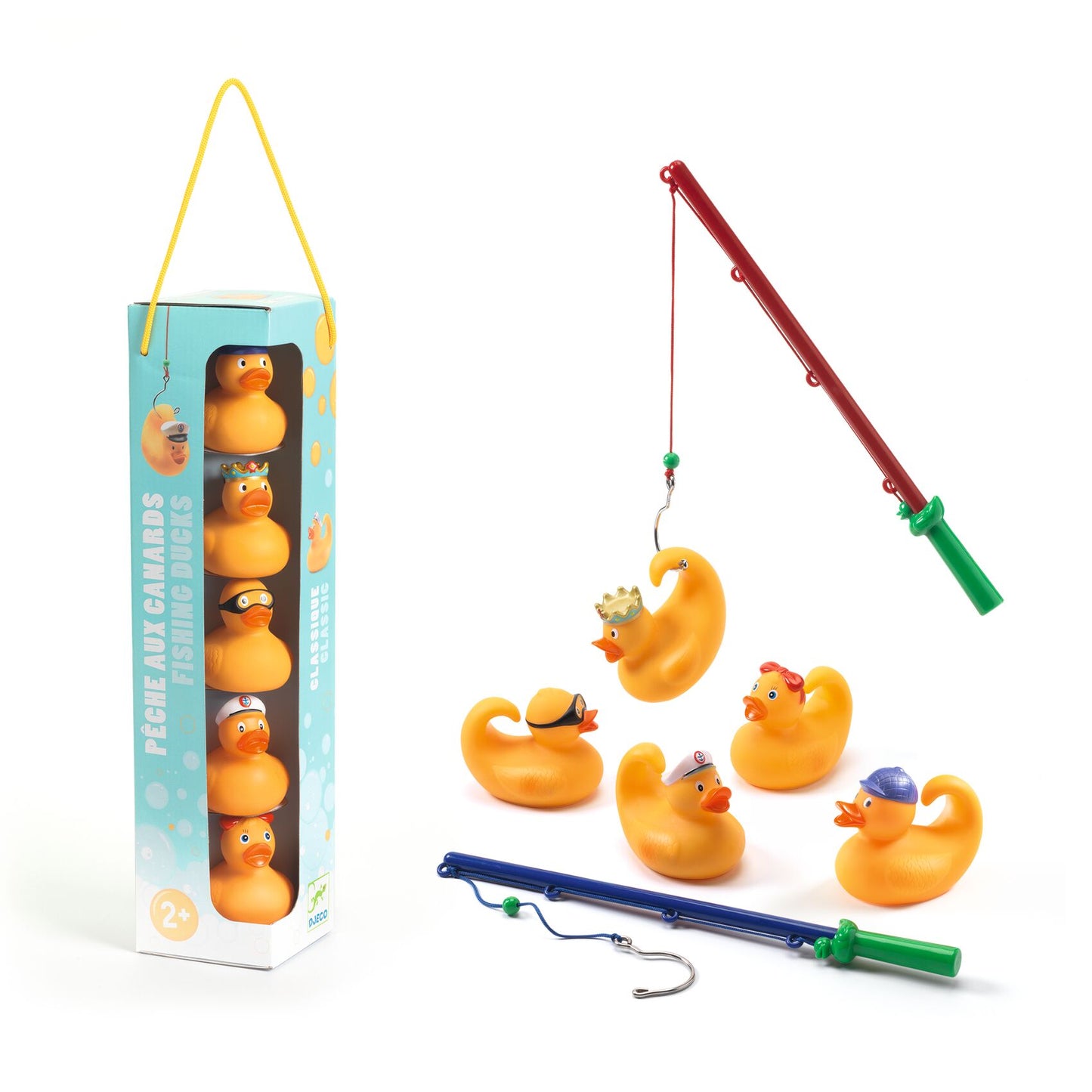 Djeco, Classic Rubber Duck Fishing Game