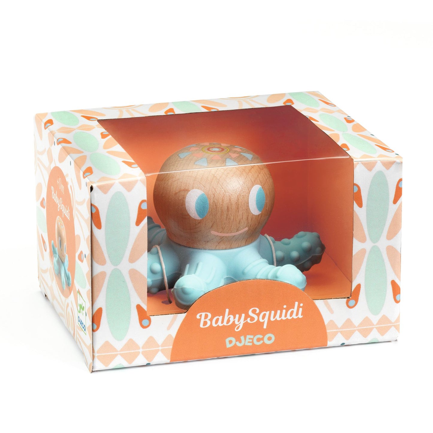 Djeco, BabySquidi Wooden and Silicone Teether