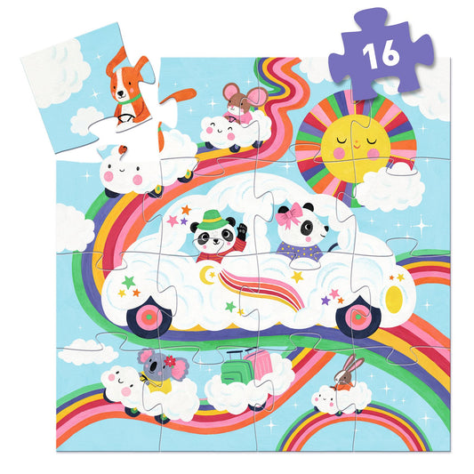 Djeco, Cloud Car Jigsaw Puzzle