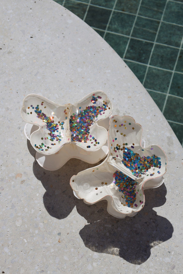 SunnyLife, Kids Inflatable Arm Bands - Cotton Candy Glitter